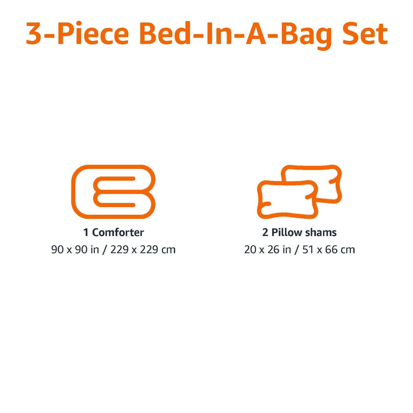 Amazon Basics Microfiber Kid's Comforter and Pillow Sham Set, Full/Queen, Purple Flowers