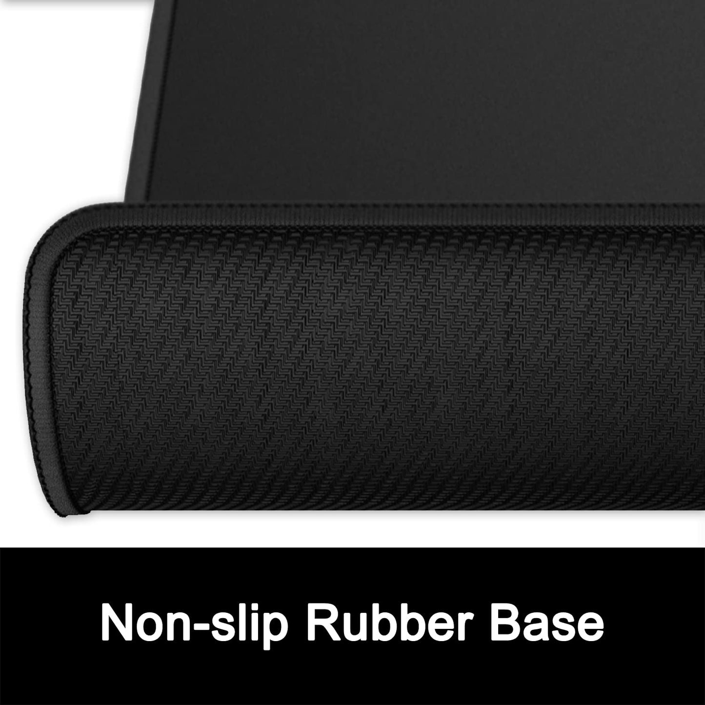 ITNRSIIET 15 Pack Mouse Pad with Stitched Edge Premium Textured Square Mouse Mat Washable Non-Slip Rubber Base Smooth Precise Operation Desktop Protection Mat, 10.2×8.3×0.12 inches, Black