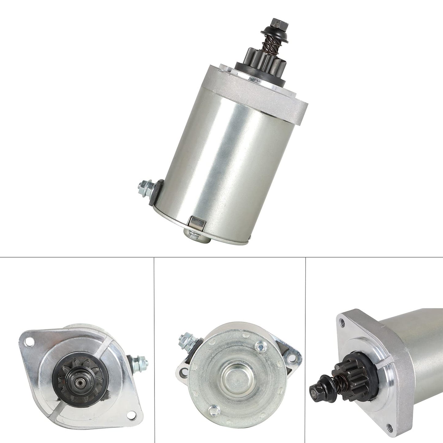 raseparter 12V Starter Motor Replacement for Kawasaki 21.5-24Hp FR651V FR691V FR730V FS481V FS541V FR600V Zero Turn Mower Replace 21163-0711 21163-7035 21163-0714 FR691V-AS04 for Stens 435-142