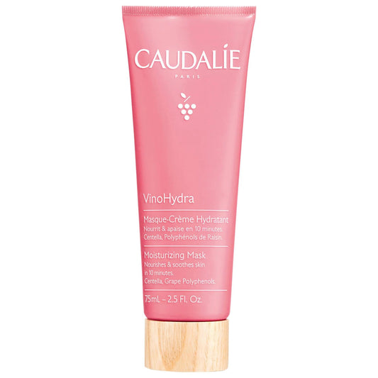 Caudalie VinoHydra Moisturizing Mask - 10 minutes Hydration Booster with Centella Asiatica 2.5 Fl. Oz.