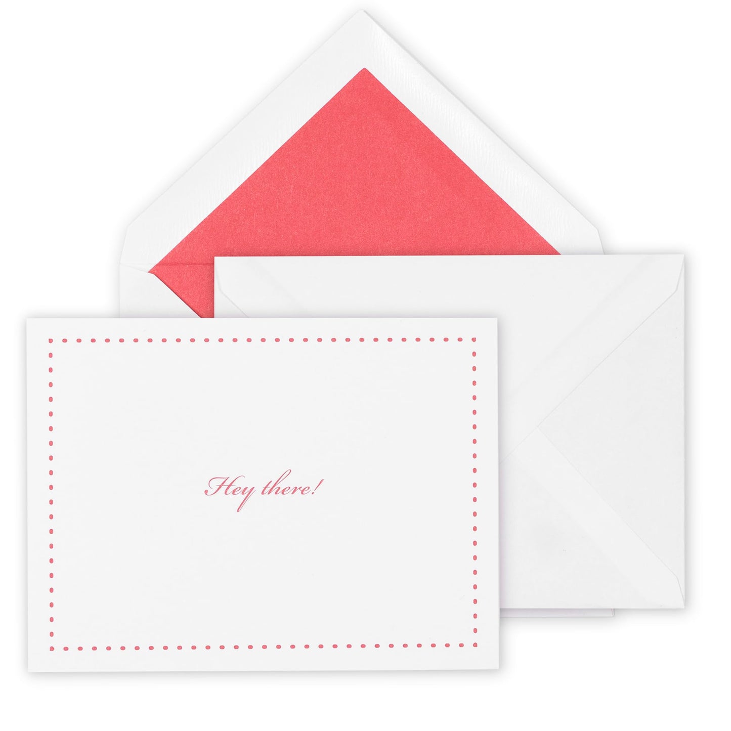 kate spade new york Blank Assorted Notecard Set, Stationery Set with 16 Cards and Envelopes, All Occasion Notecards (Hey There)