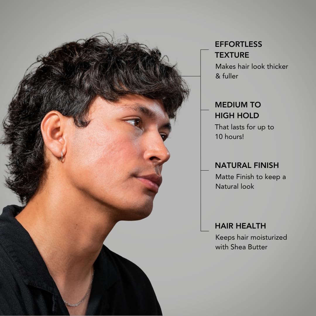 BLUMAAN Matte Cream Clay - Medium to High Hold Matte Finish - Versatile, Easy To Apply, Weightless Control, Quick Effortless Texture with Natural Ingredients - 71 ml/2.5 oz