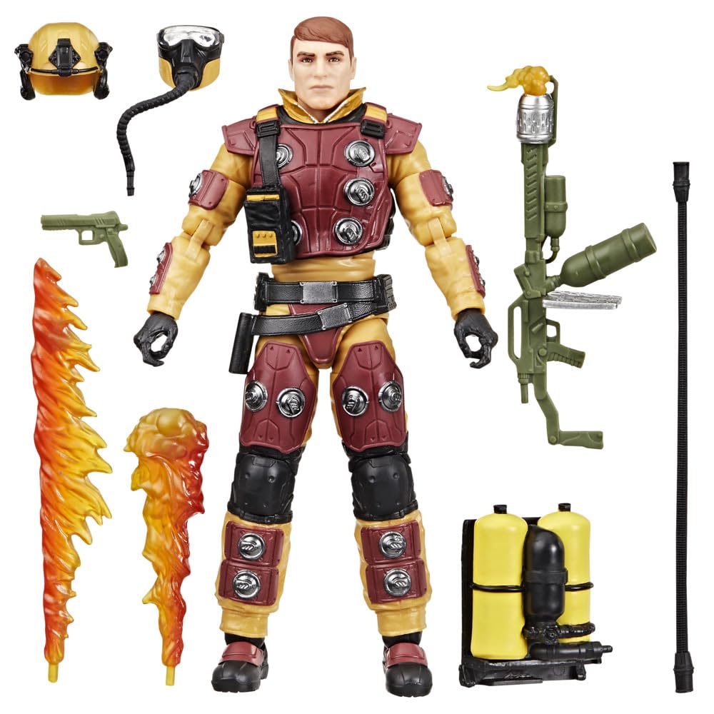 G.I. Joe Classified Series #154, Blowtorch, Collectible 6 Inch Action Figure with 10 Accessories