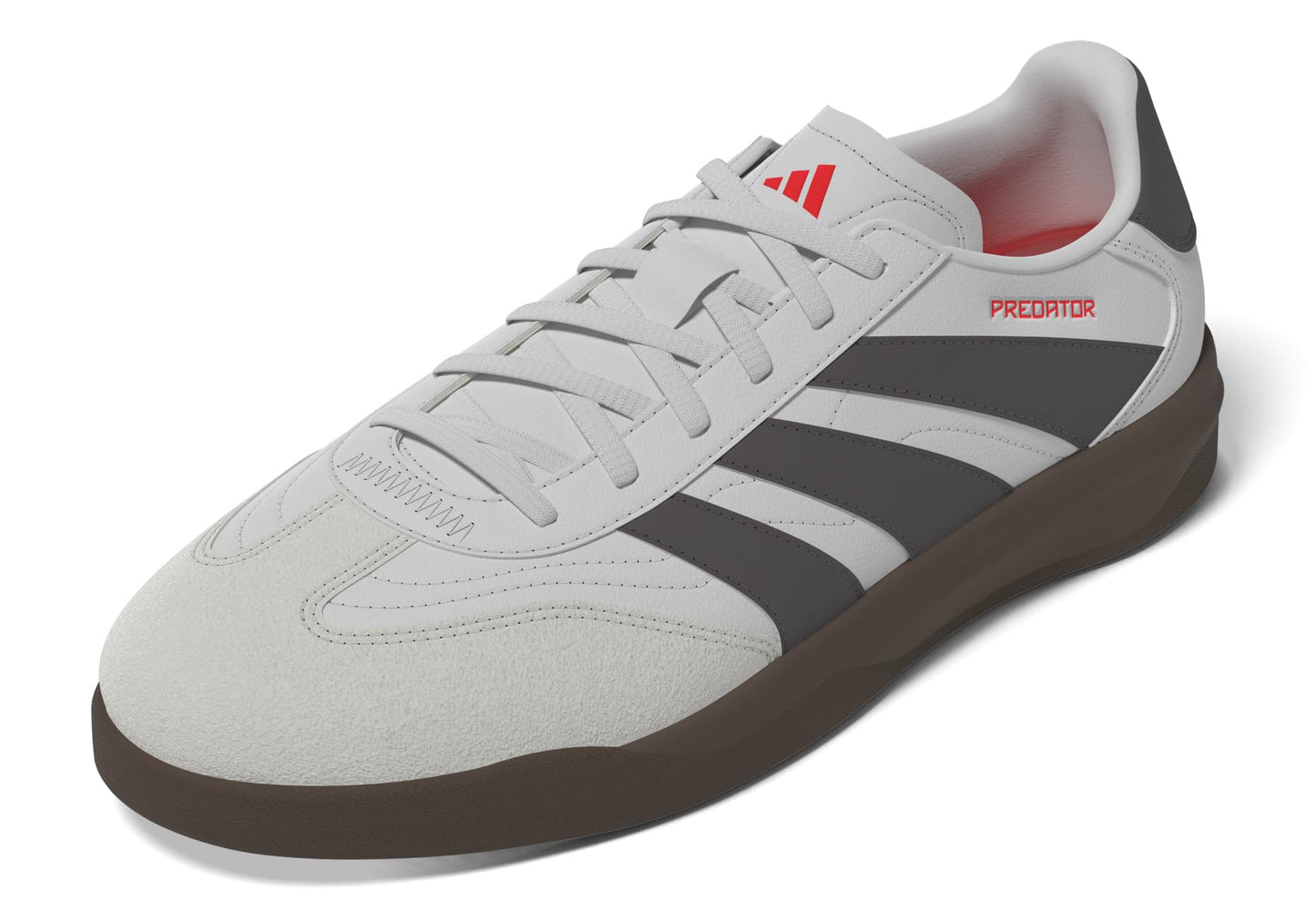 adidas Unisex-Kids Freestyle Predator Indoor Soccer,White/Black/Gold Metallic,13.5