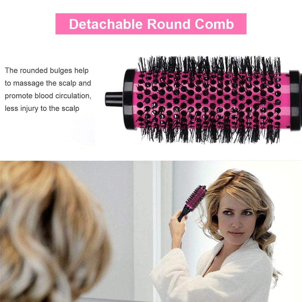 Round Comb, 7 Pack Anti-Static Detachable Round Hair Brush Professional Ionic Hair Styling Curling Brush Precise Heat Styling For All Hair Types