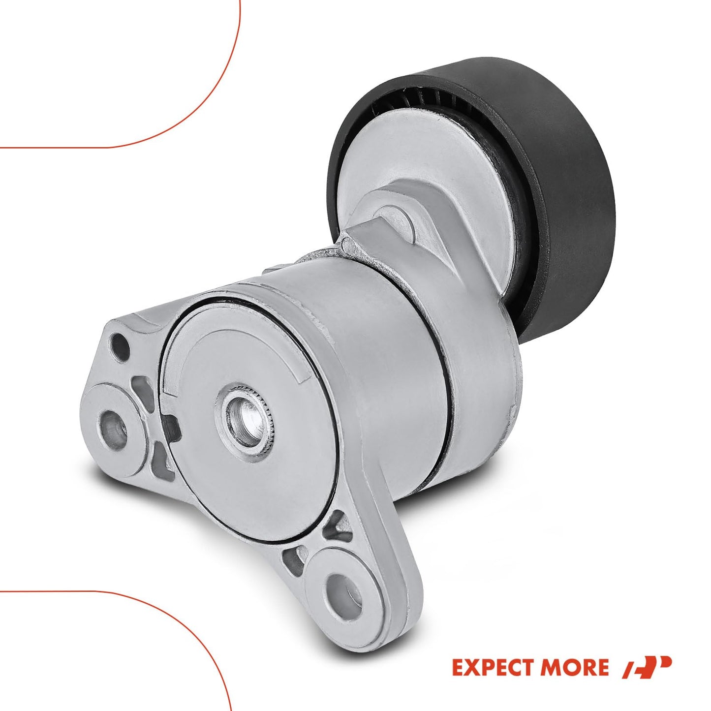 A-Premium Belt Tensioner Assembly with Pulley Compatible with Jeep Compass/Patriot 2007-2017 & Dodge Journey 2009-2019, Avenger, Caliber & Chrysler 200, Sebring & Mitsubishi Outlander Sport, Lancer