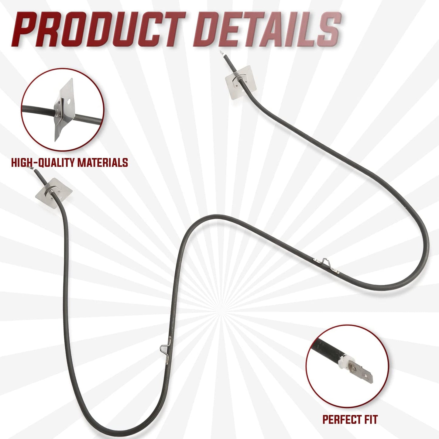 316075104 Oven Bake Element Heating Element by Seentech Compatible with Frigi-daire Kenmore Elec-trolux Ovens, Replaces: 316075103, 316282600, 09990062, 1465763, 316075100