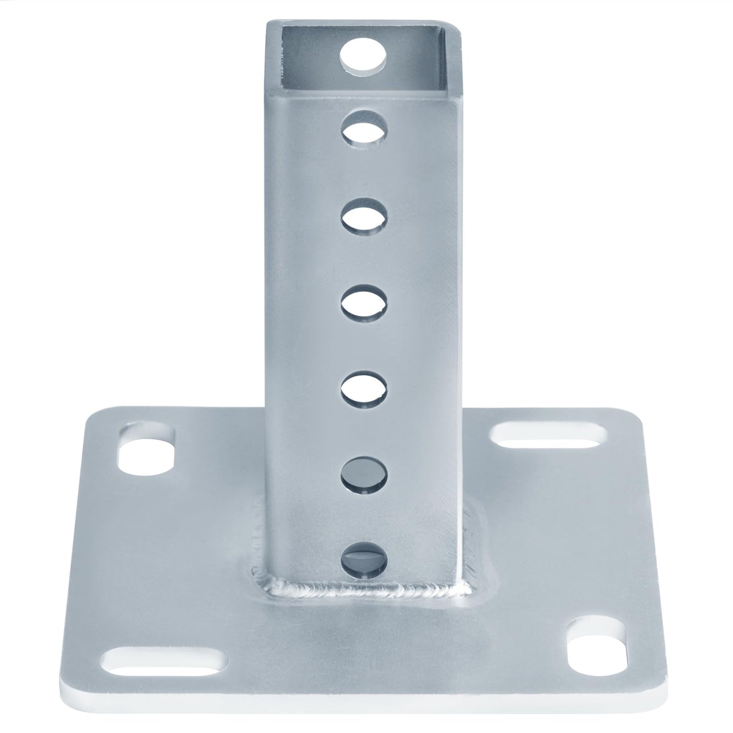 eoere Square Sign Post Anchor Base for 1-3/4" Sign Post, 6" x 6" x 6", 1 Pack