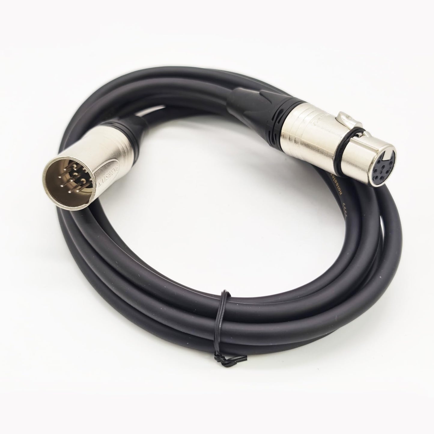 FOWIUNYE 32.8ft 7 Pin XLR Connector Cable, XLR Microphone Cable Balanced Male to Female Connections for Microphone and Audio Interface, Straight Female to Male Plug Cable（10Meter）