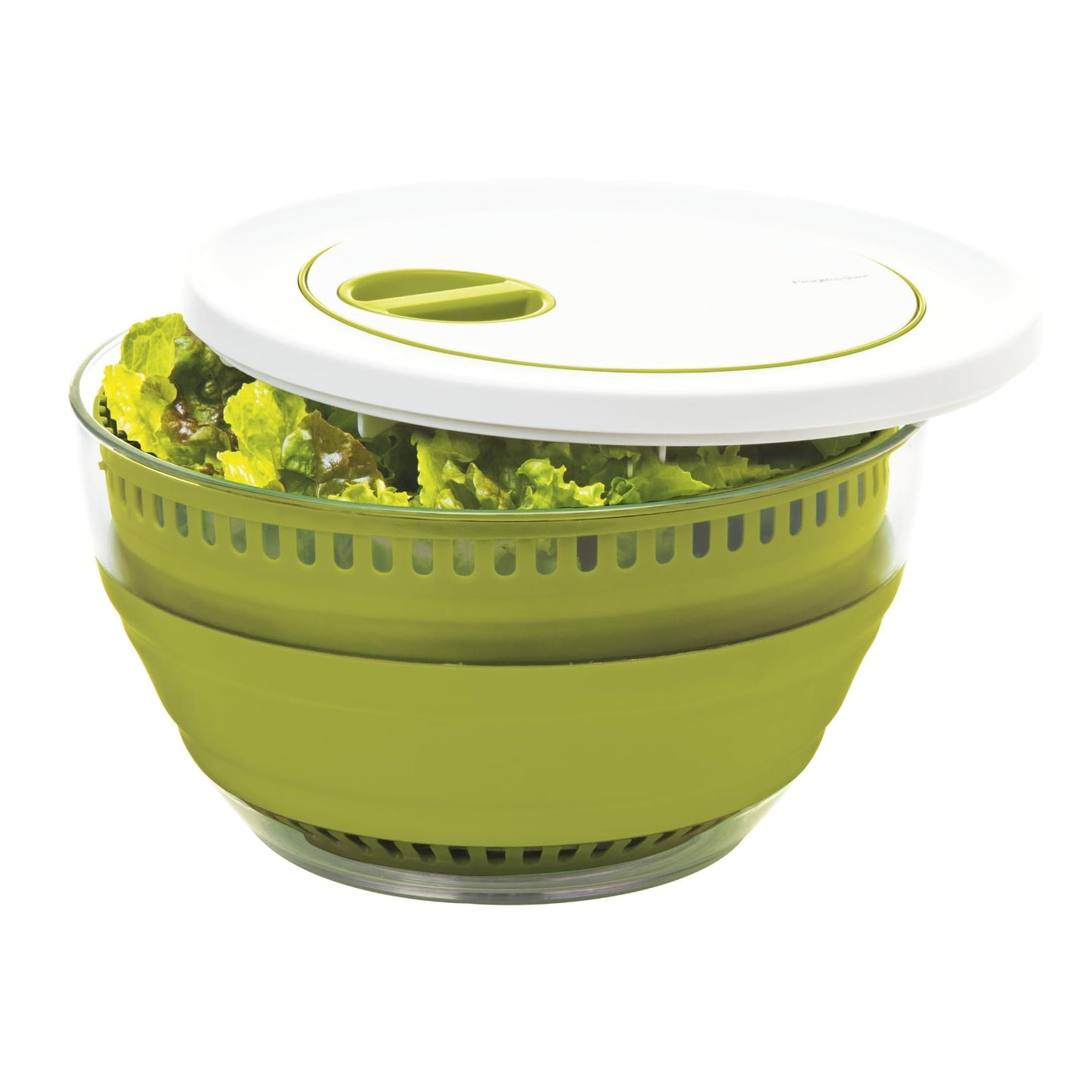 Starfrit Collapsible Salad Spinner - 4L Capacity - Compact Storage - Basket Doubles as Colander - Bowl Can Be Used for Serving