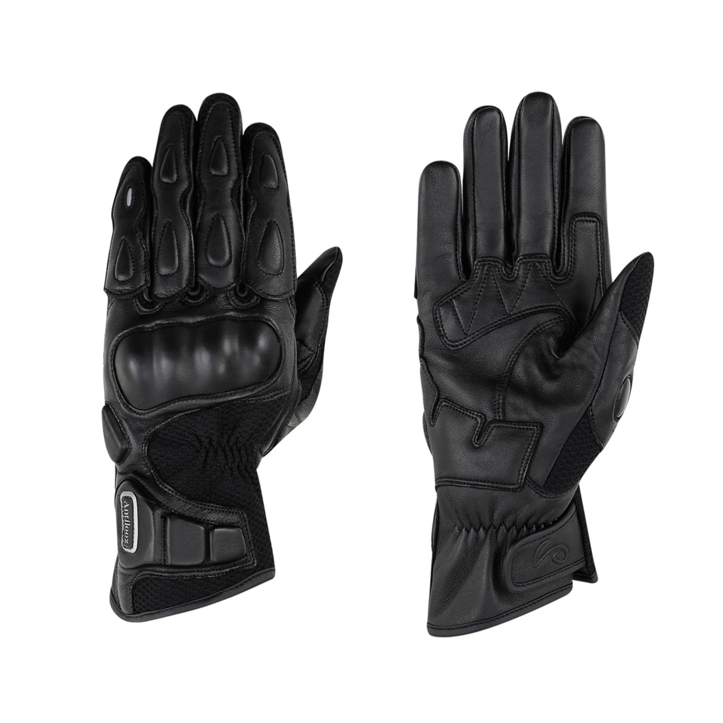 Antilooz Chaser-Motor-2024REG, Motorcycle Gloves for Men and Women, Motorbike Gloves for Riding, Road Racing, Cycling, Climbing, Motocross (Black, XL)