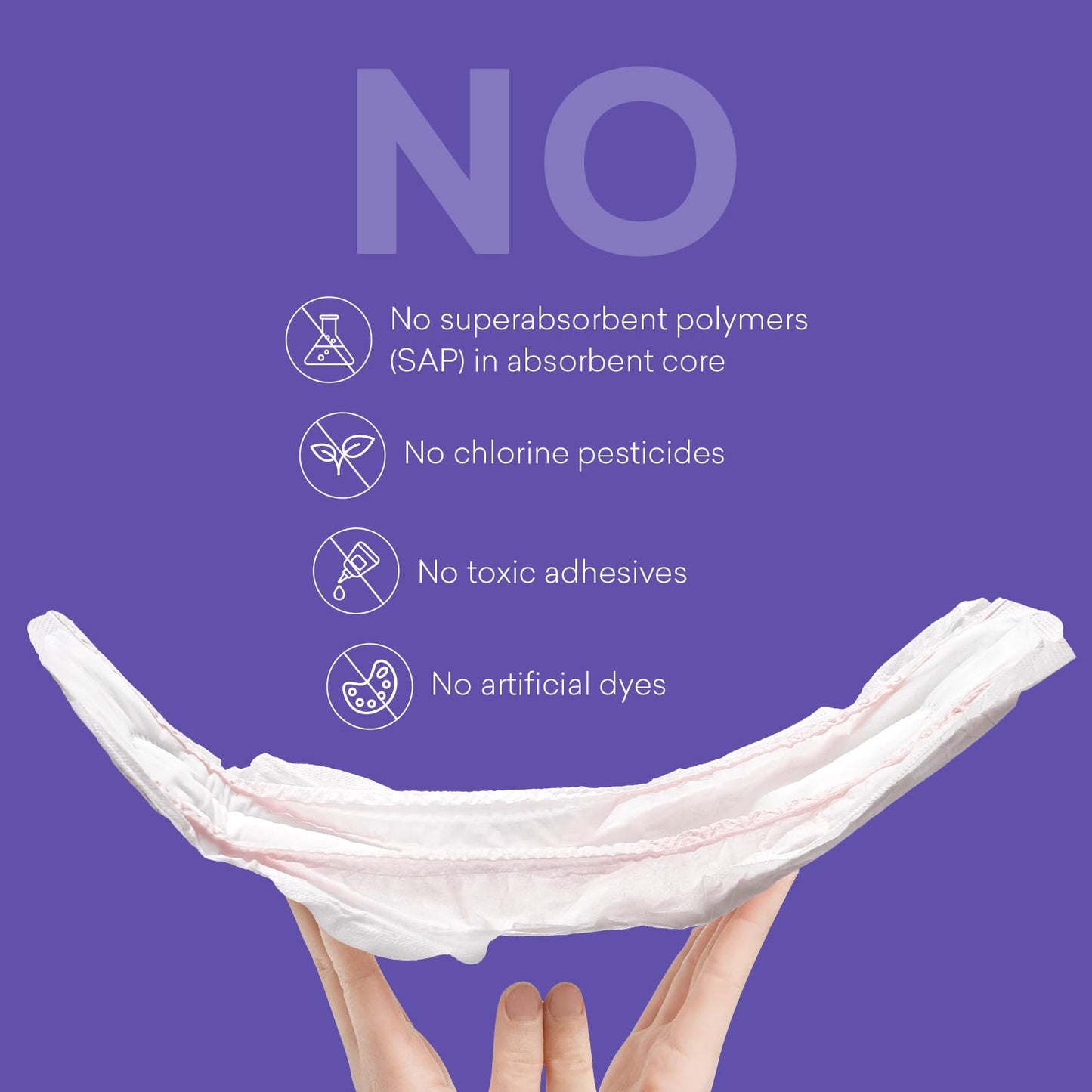 PurComfy Premium Postpartum Pads with Wings, Large Maximum Absorbency Postpartum Maternity Pads Ultra Soft Heavy Flow Secure Leak Protection After Birth, 48 Ct