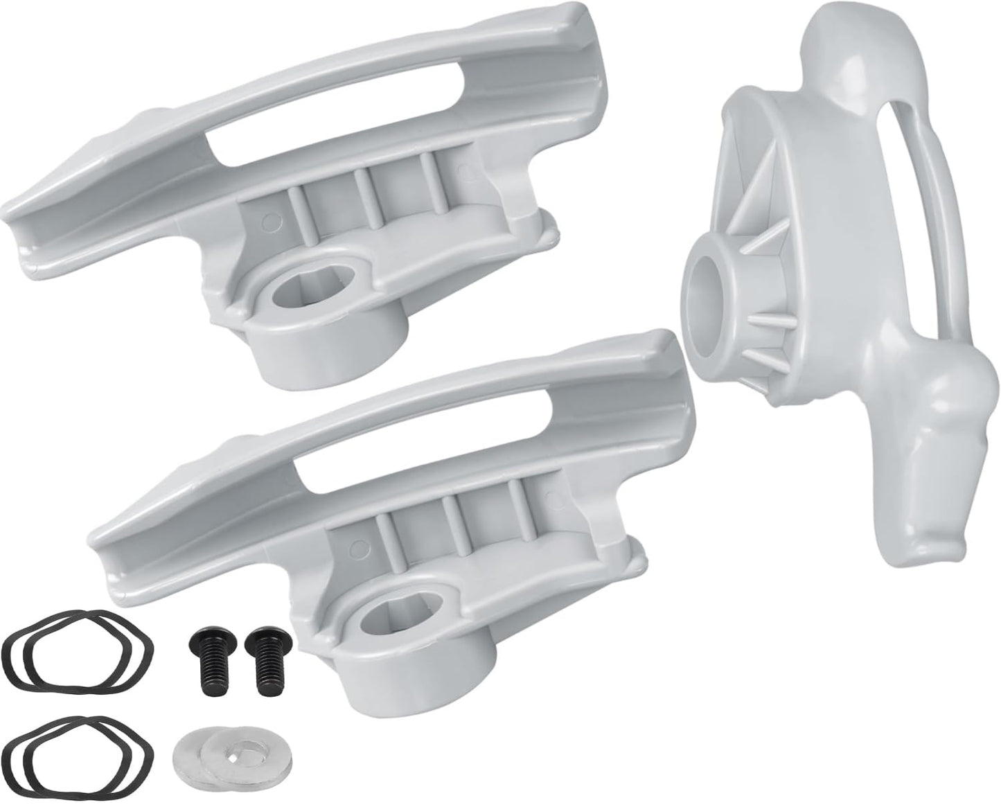 3 Pack Nylon Tire Changer Duck Head for Coats Tire Machine, Plastic Mount/Demount Duck Head Kit, Part# TC184432 & 8184432, Fits All Maxx Series, X-Series & RC Series (Grey)