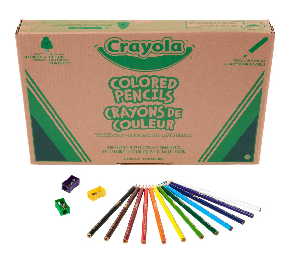 Crayola Coloured Pencils Classpack, 240 Count