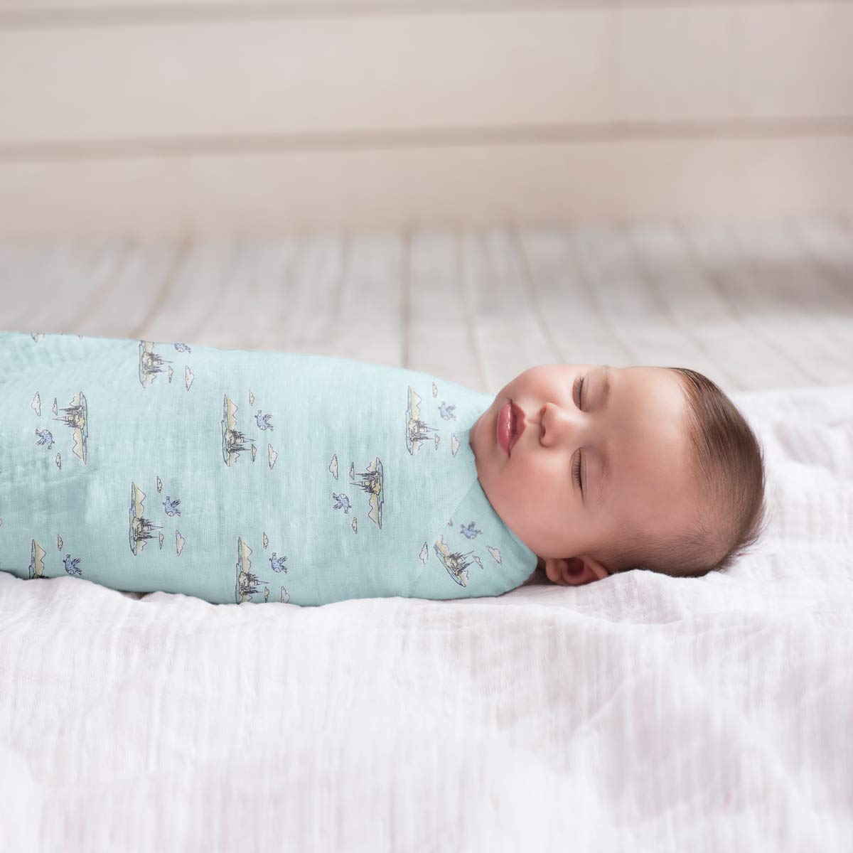 aden + anais Swaddle Blanket, Boutique Muslin Blankets for Girls & Boys, Baby Receiving Swaddles, Ideal Newborn & Infant Swaddling Set, Perfect Shower Gifts, 2 Pack, Hogwarts Essentials