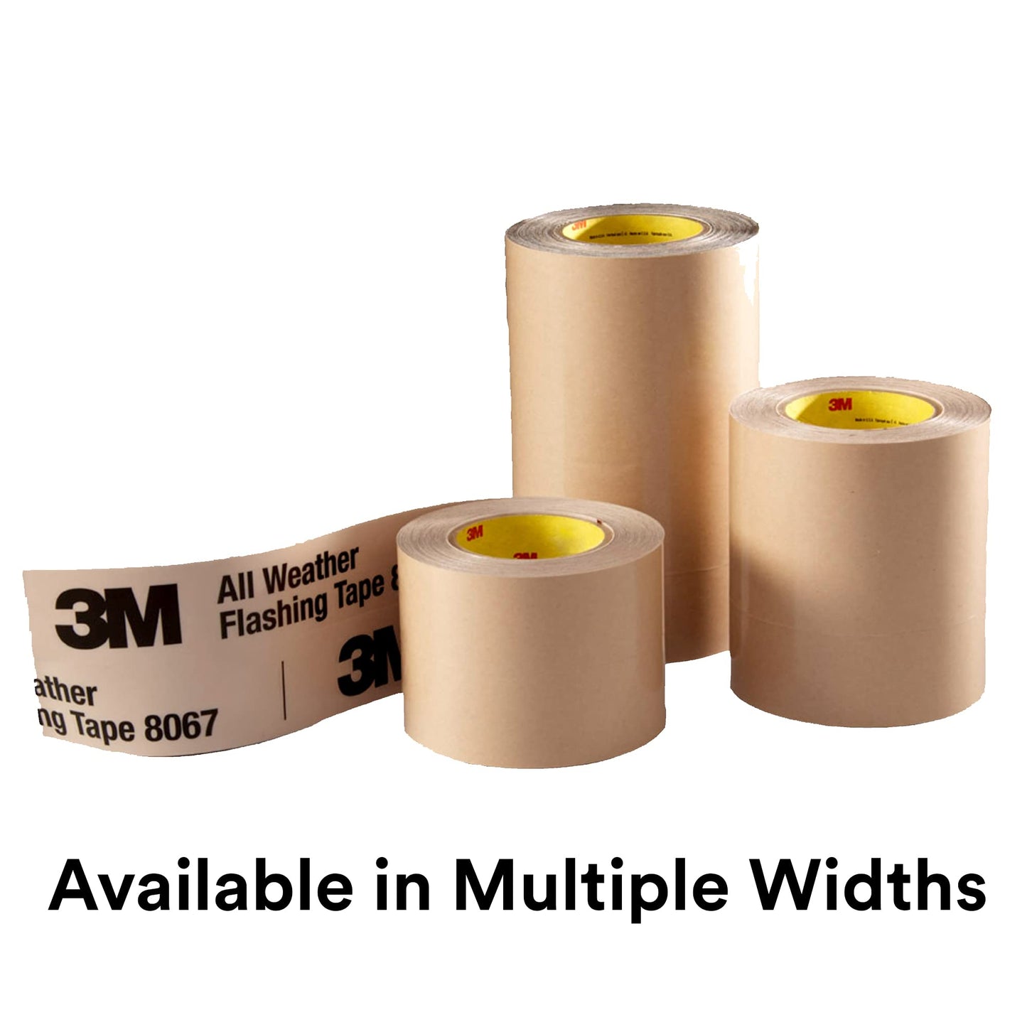 3M Flashing Tape 8067 - 2 in x 75 ft - Waterproof - Adhesive Backed - All Weather - Seal Doors, Windows, Openings in Wood Frame Construction