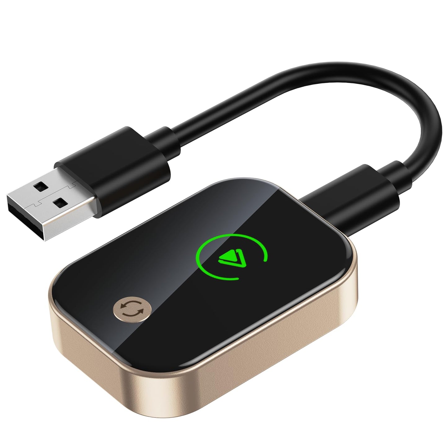 2026 Wireless Carplay Adapter for iPhone,One-Touch Phone Switching for Dual Phone,Bluetooth Car Play Adapter Screen with USB A/C,Auto-Connect,No Delay for Cars 2018+ with Built-in Wired Carplay