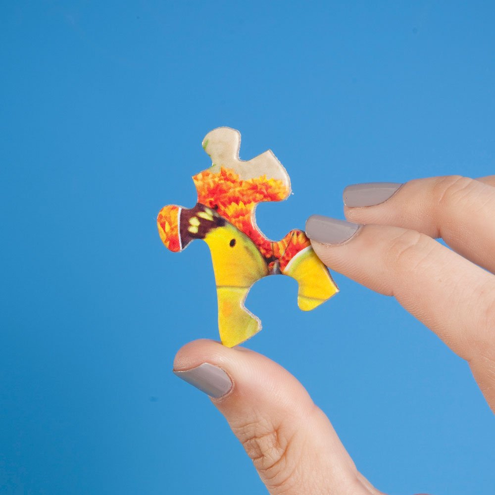 Bits and Pieces - 4-in-1 Multi-Pack 300 Piece Jigsaw Puzzles for Adults - 300 pc Large Piece 'Playful Gnomes' Puzzle Set Bundle by Makiko - 16" x 20" (41cm x 51cm)