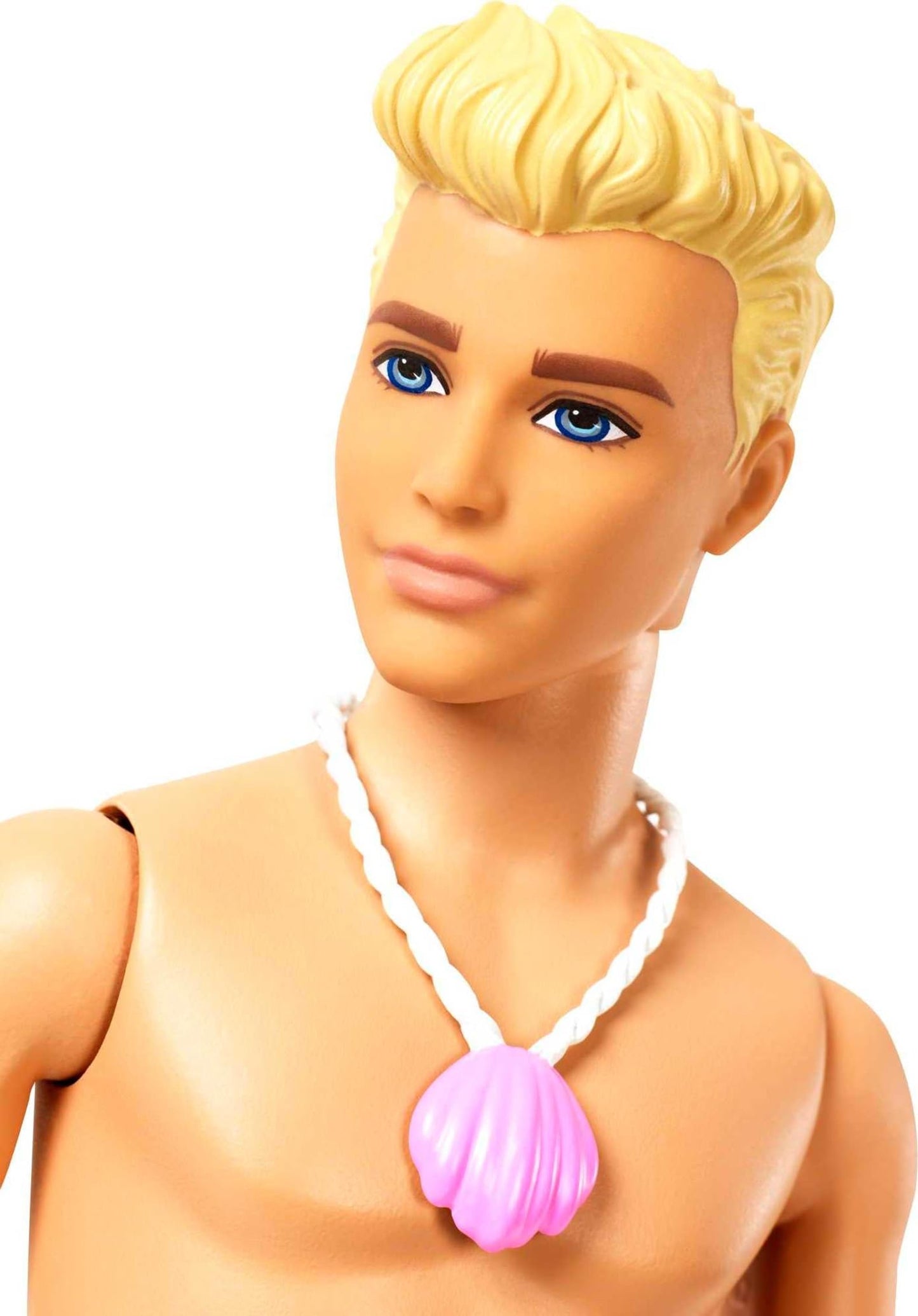Barbie Dreamtopia Merman Doll, approx. 12-inch with Blue Rainbow Tail and Blonde Hair, for 3 to 7 Year Olds
