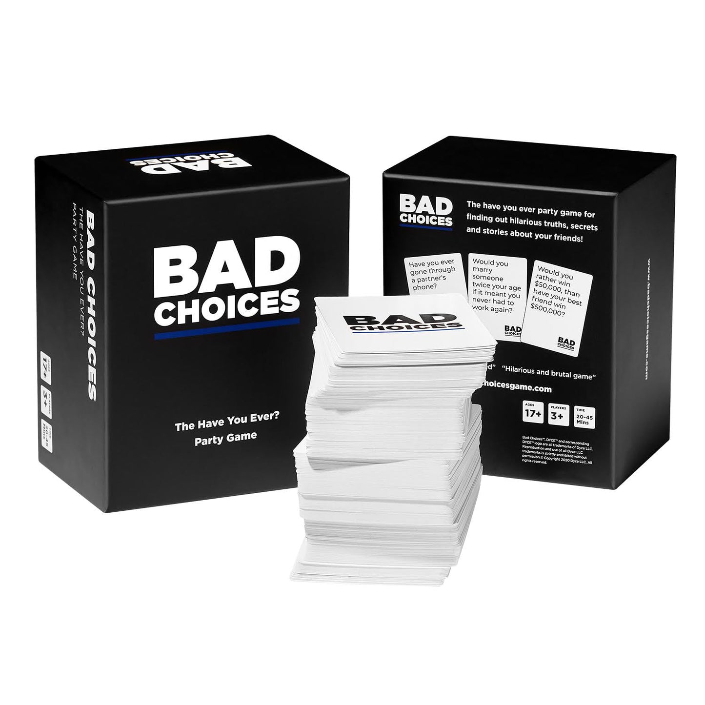 BAD CHOICES Party Game + After Dark Edition Set - Hilarious Card Game for Friends, Fun Parties and Board Games Night with Your Friends