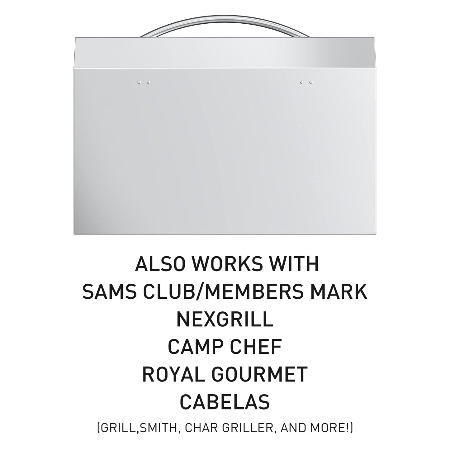 Stanbroil 28 Inch Stainless Steel Flat Top Griddle Cover with Handle for Blackstone 28” Front or Rear Grease Griddle and Other Similar Grills