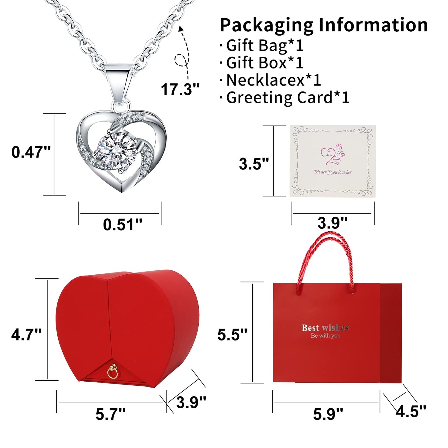 YJYJHOPE Valentines Day Birthday Gift for Women Girlfriend Wife Her, Preserved Rose with I Love You 925 Sterling Silver Necklace, Gifts Ideas for Christmas Anniversary Thanksgiving