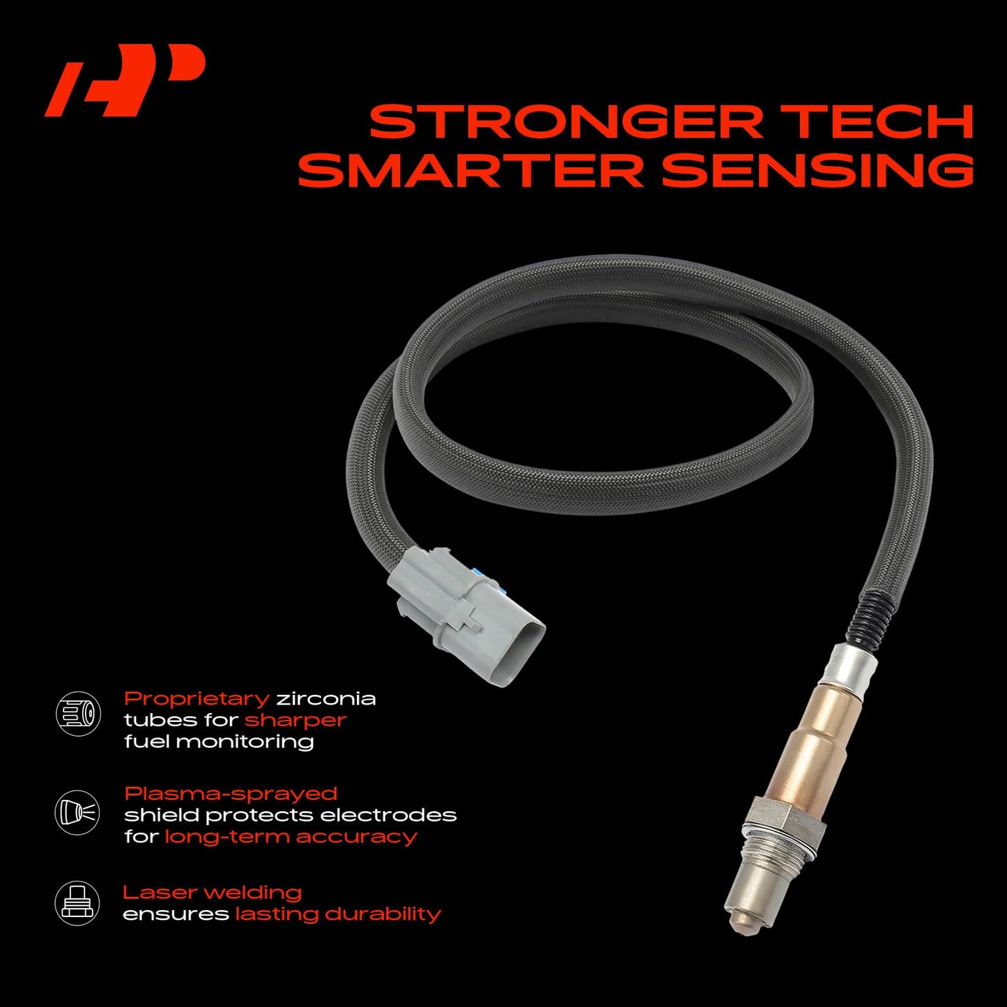 A-Premium O2 Oxygen Sensor Compatible with Hyundai & Kia Models - Accent, Elantra, Ioniq, Sonata, Tucson, Veloster, Niro, Optima, Rio, Soul - L4 1.6L - Downstream