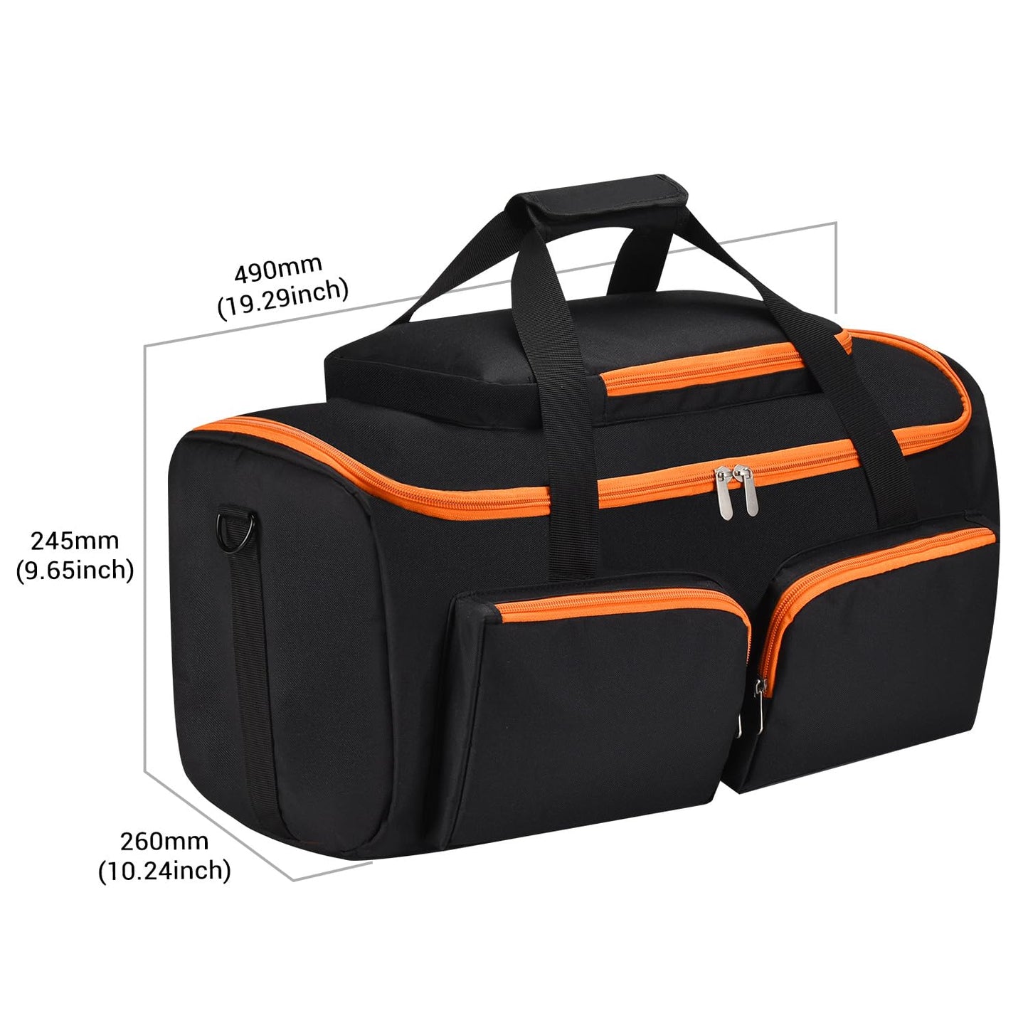 PISOSN Travel Storage Bag Carrying Case Compatible with JBL PartyBox On The Go Essential/PartyBox On The Go Portable Party Speaker