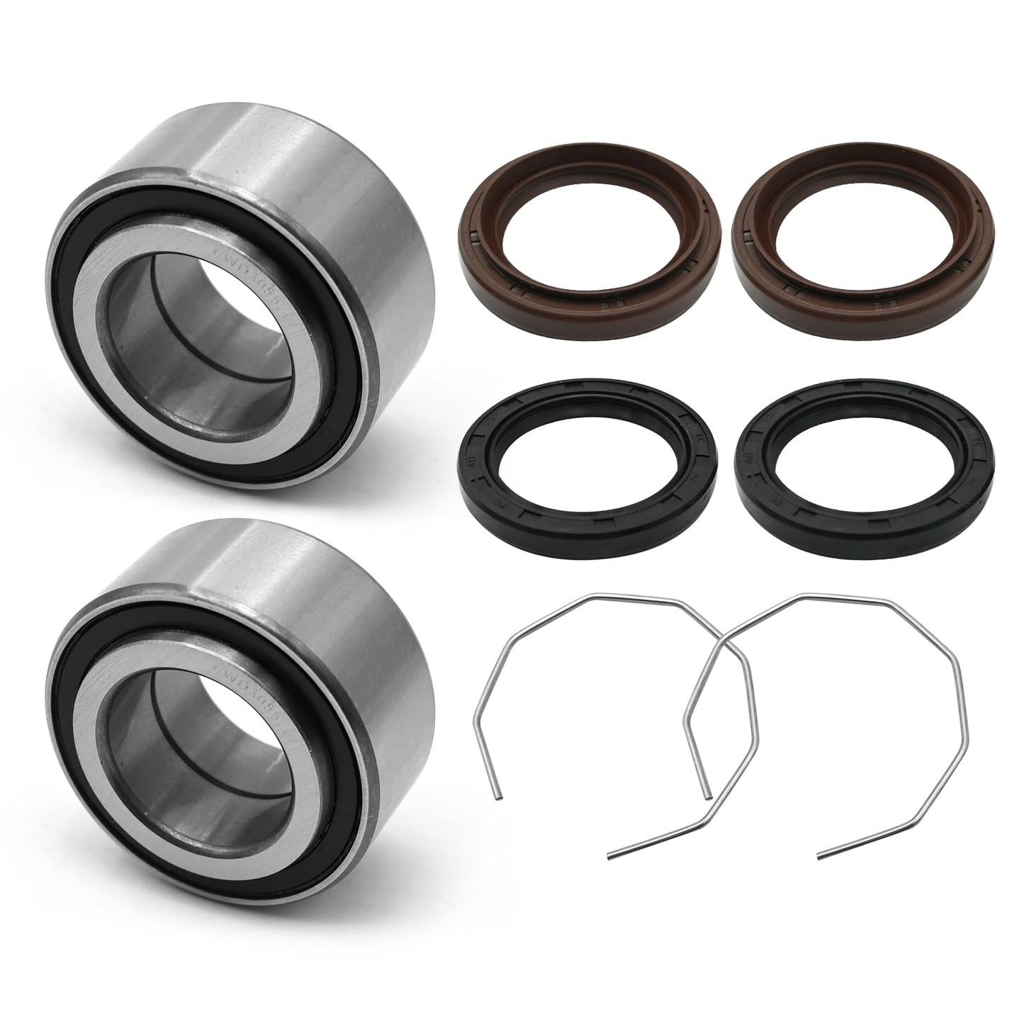 DUZFOREI 2 Sets Front or Rear Wheel Bearing Seal Kit Replacement for Arctic Cat 250 300 375 400 500 1998-2004, Replaces 0423-034 0402-275 0402-089 0402-069