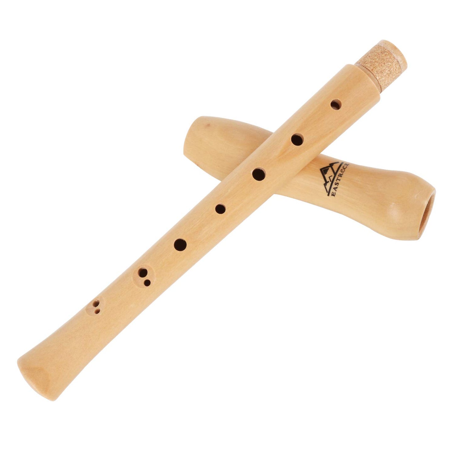 Eastrock Recorder Instrument for Adults Soprano Recorder Baroque Maple Wood C Key 2 Piece Recorder With Hard Case