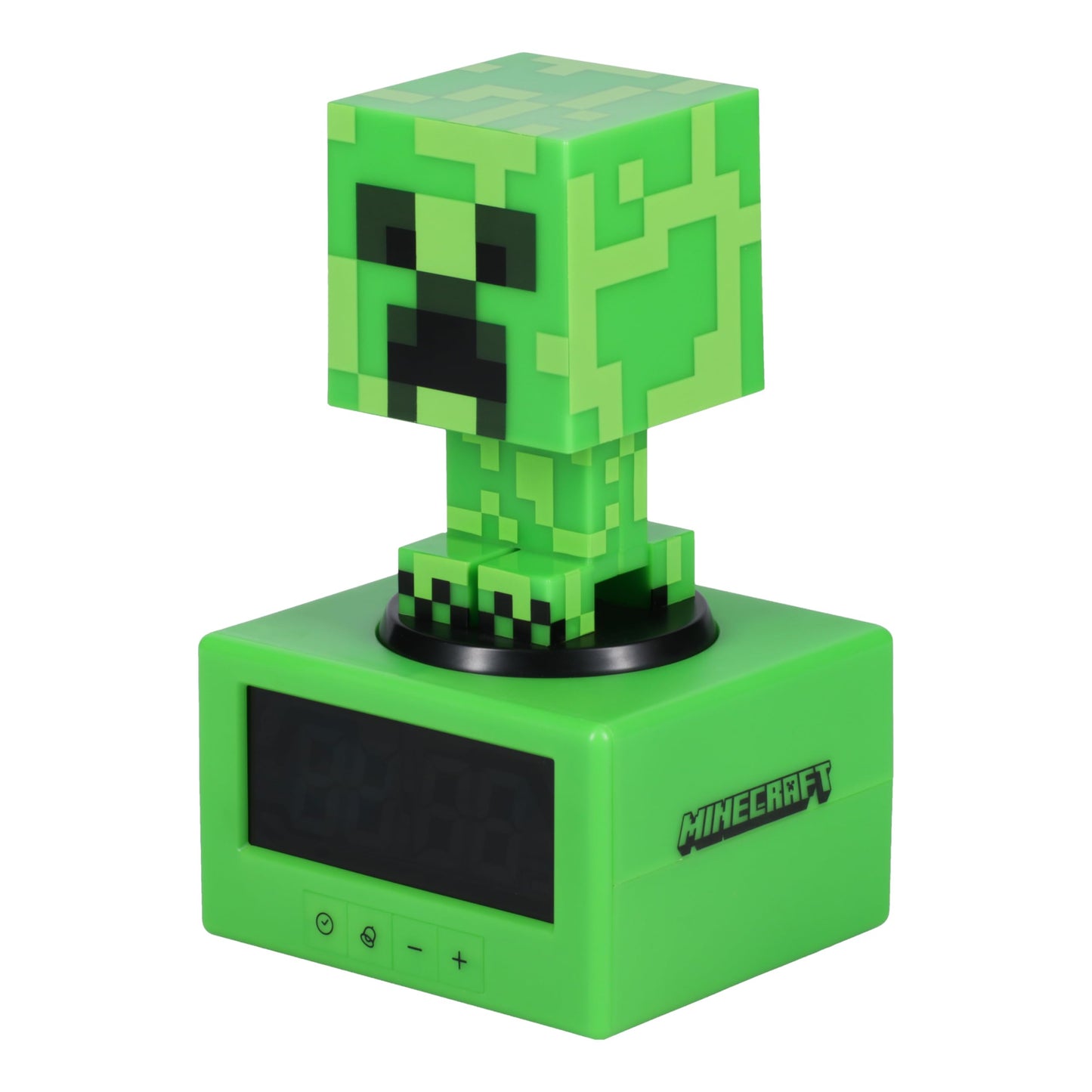 Minecraft Creeper Alarm Clock – Officially Licensed Icon with in-Game Music & Night Light for Kids & Tweens, Gaming Room Decor, Fun Gift for Minecraft Fans | Paladone