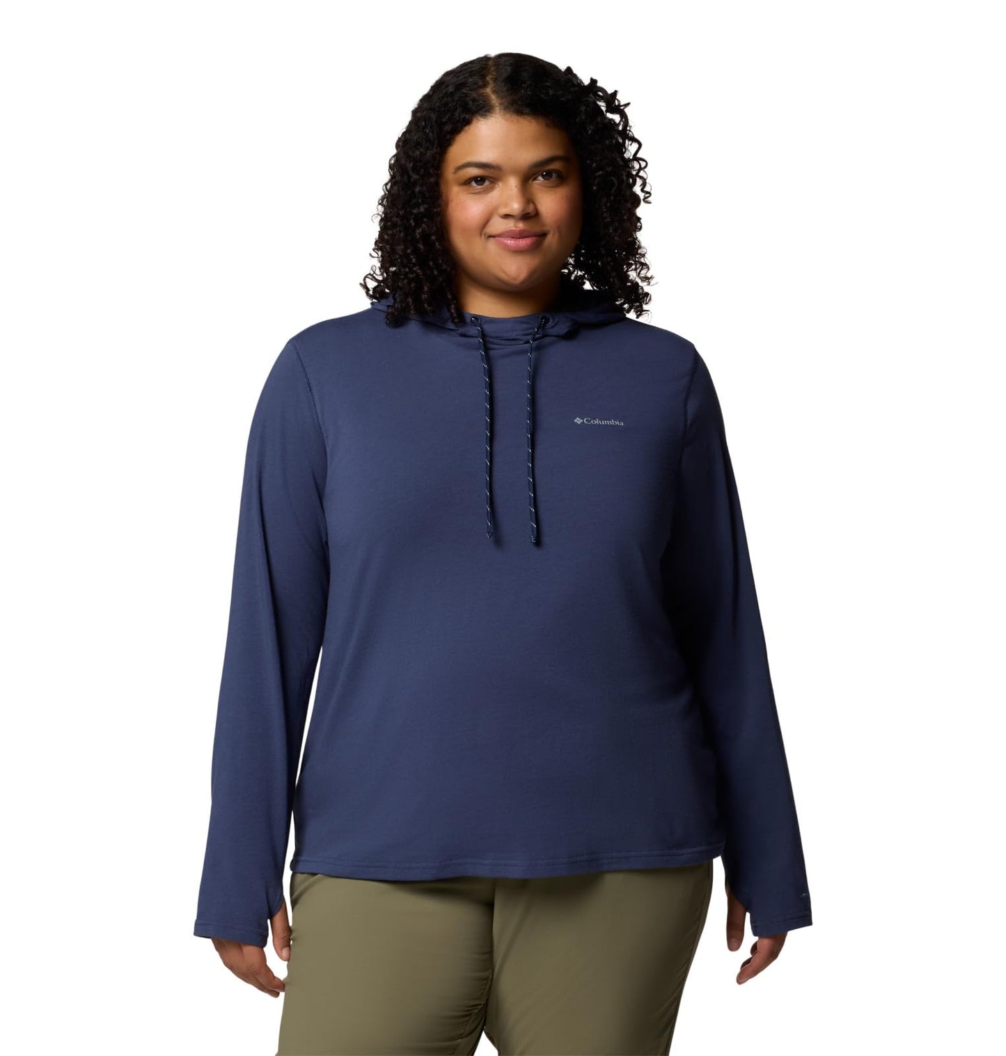 Columbia Women's Sun Trek Hoodie Ii, Nocturnal, Large