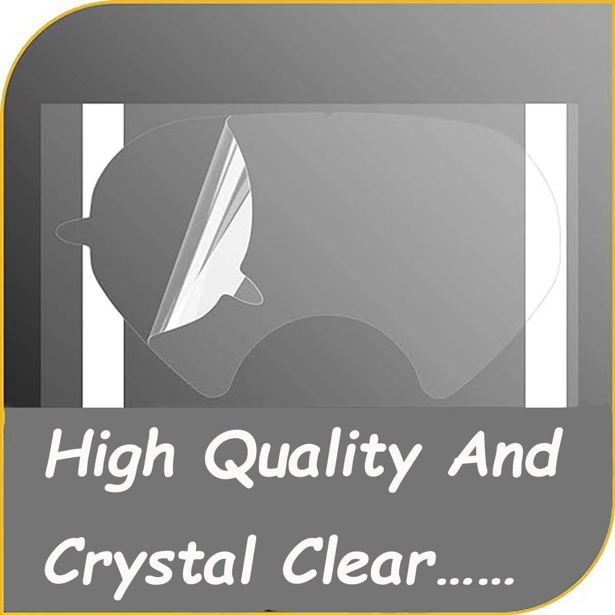 Aisetmoon 100 Pcs Peel Off Lens Cover Compatible Protective Cover for 3M 6885, 6000, 6700, 6800, 6900 Series Respirator Masks, Face Shield Covers, Faceshield Cover Highly transparent