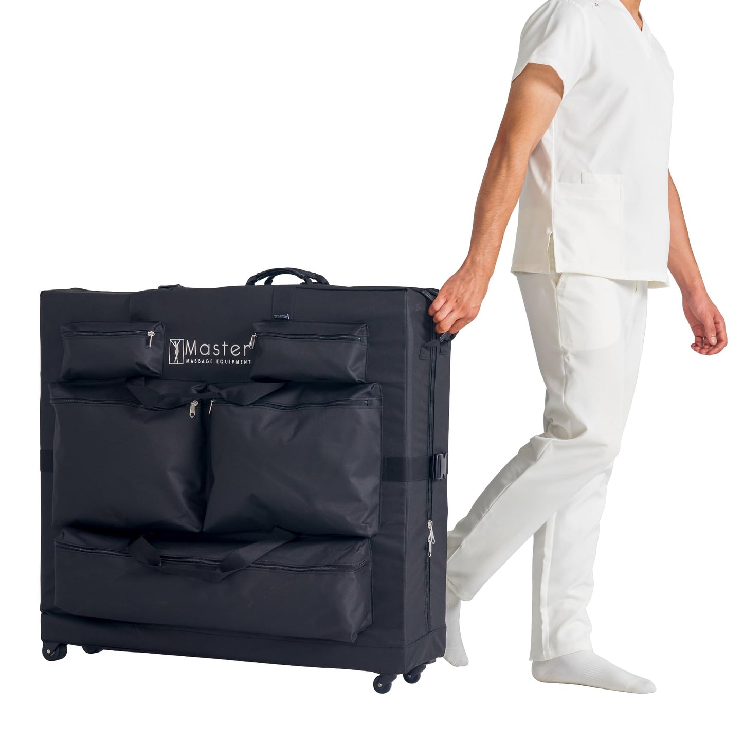 Master Massage Universal Wheeled Massage Table Carry Case, Bag for Massage Table-Black, 1 Count, 1 count (MHP #78790)