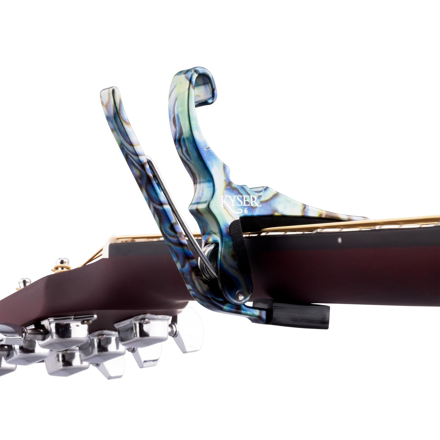 Kyser Quick-Change Guitar Capo for 6-string acoustic guitars (Abalone)