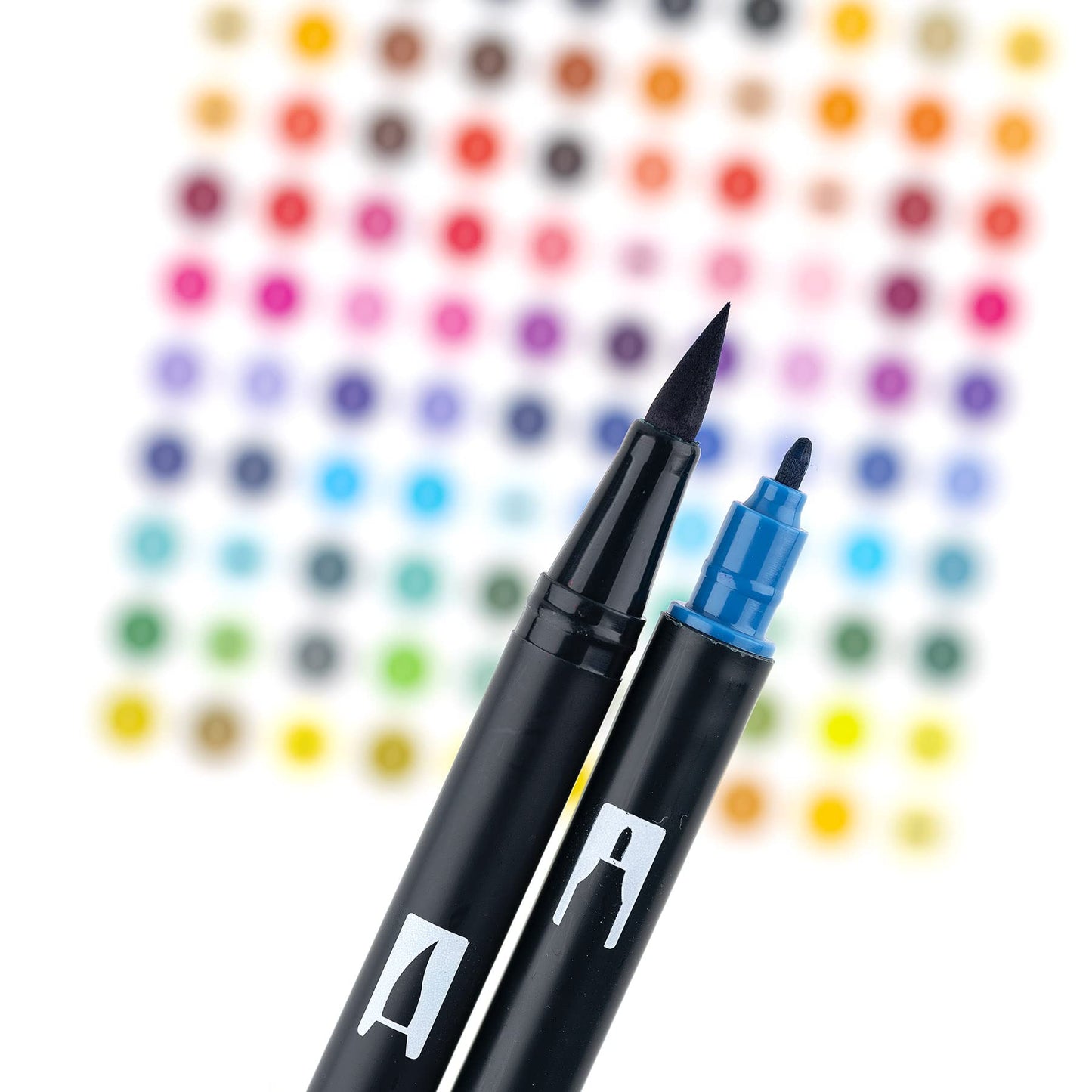 Tombow 56186 Dual Brush Pen Art Markers, Muted, 10-Pack. Blendable, Brush and Fine Tip Markers