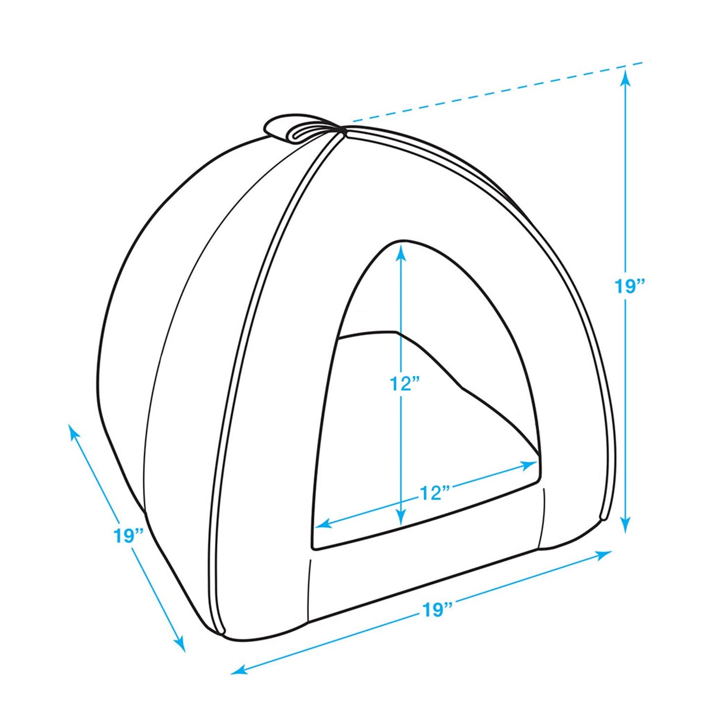 Best Pet Supplies Pet Tent-Soft Bed for Dog and Cat by Best Pet Supplies, X-Large Brown Linen