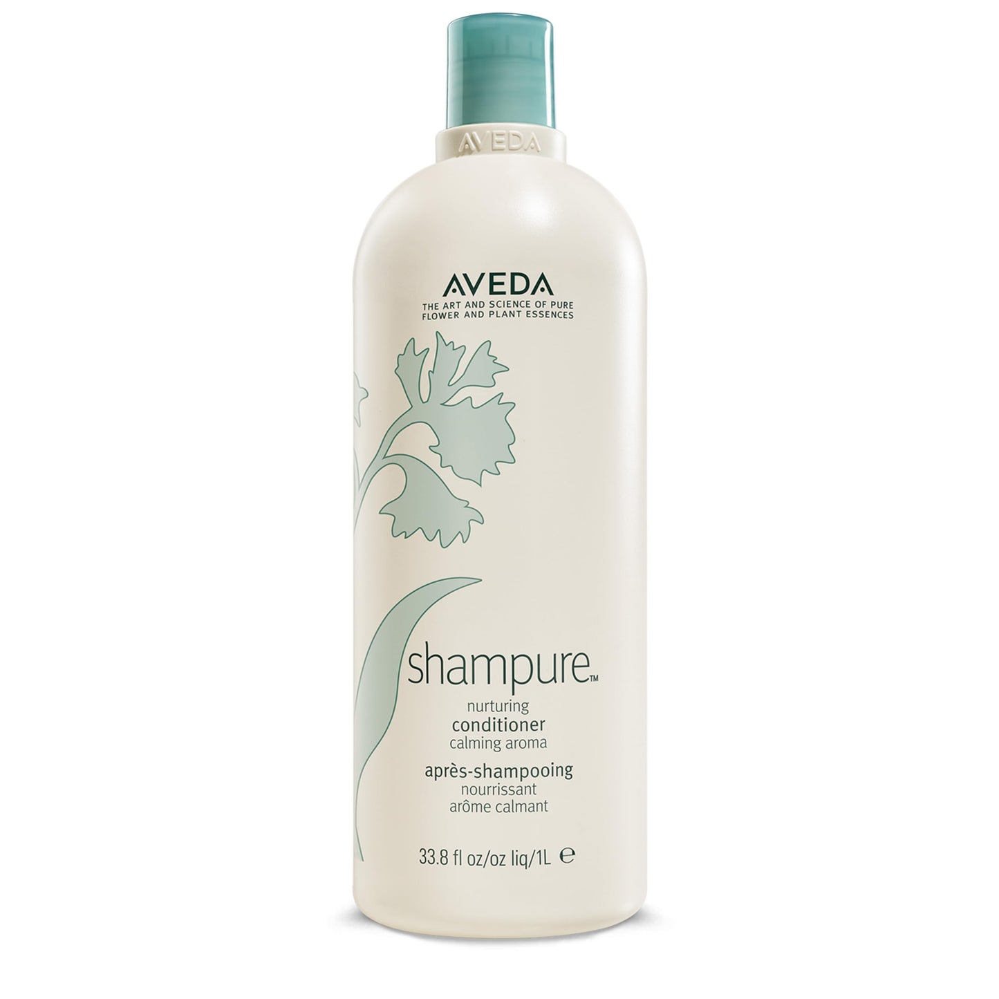 Aveda Shampure Nurturing Conditioner for Fine to Medium Hair | Lightweight Conditioner | 98% Naturally Derived* | Calming Aroma of Lavender & Ylang Ylang, 1000ml