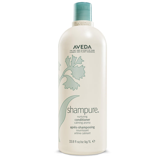 Aveda Shampure Nurturing Conditioner for Fine to Medium Hair | Lightweight Conditioner | 98% Naturally Derived* | Calming Aroma of Lavender & Ylang Ylang, 1000ml