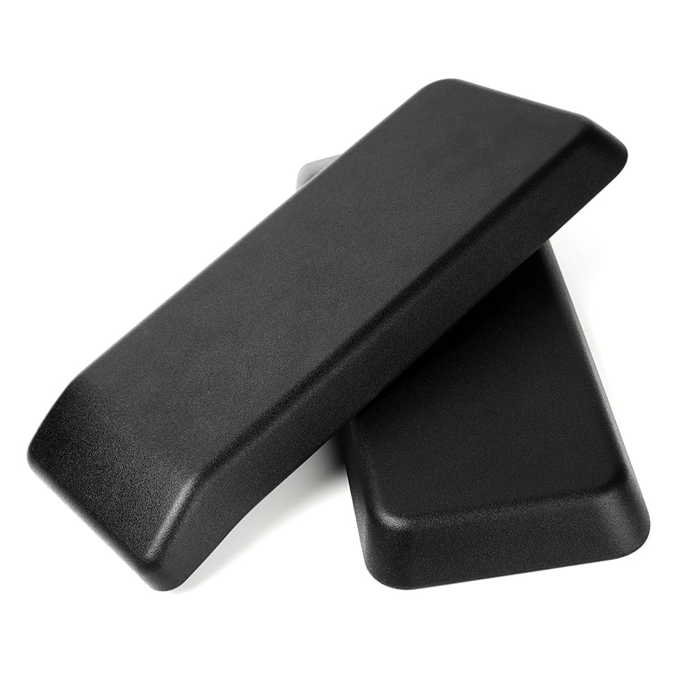 MingYi.office Arm Pads Caps Replacement for Haworth Very Office Chair. Used on Both Height Adjustable and 4D Arms. Sell as Sets with Left and Right Armrest lids. (Black)