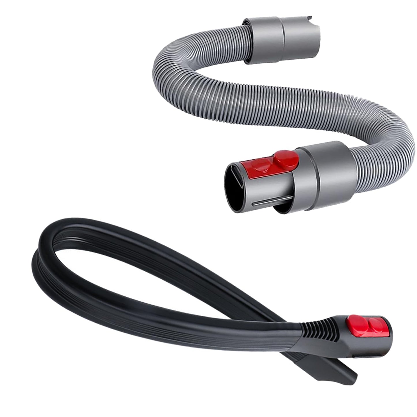 Flexible Crevice Tool & Extension Hose Attachments for Dyson GEN5 V15 V15s V12 V11 V10 V8 V7 Cordless Vacuum, Perfect Cleaning Replacement Accessories Bundle for Dryer Vent, Car Detailing,Corners,Gaps