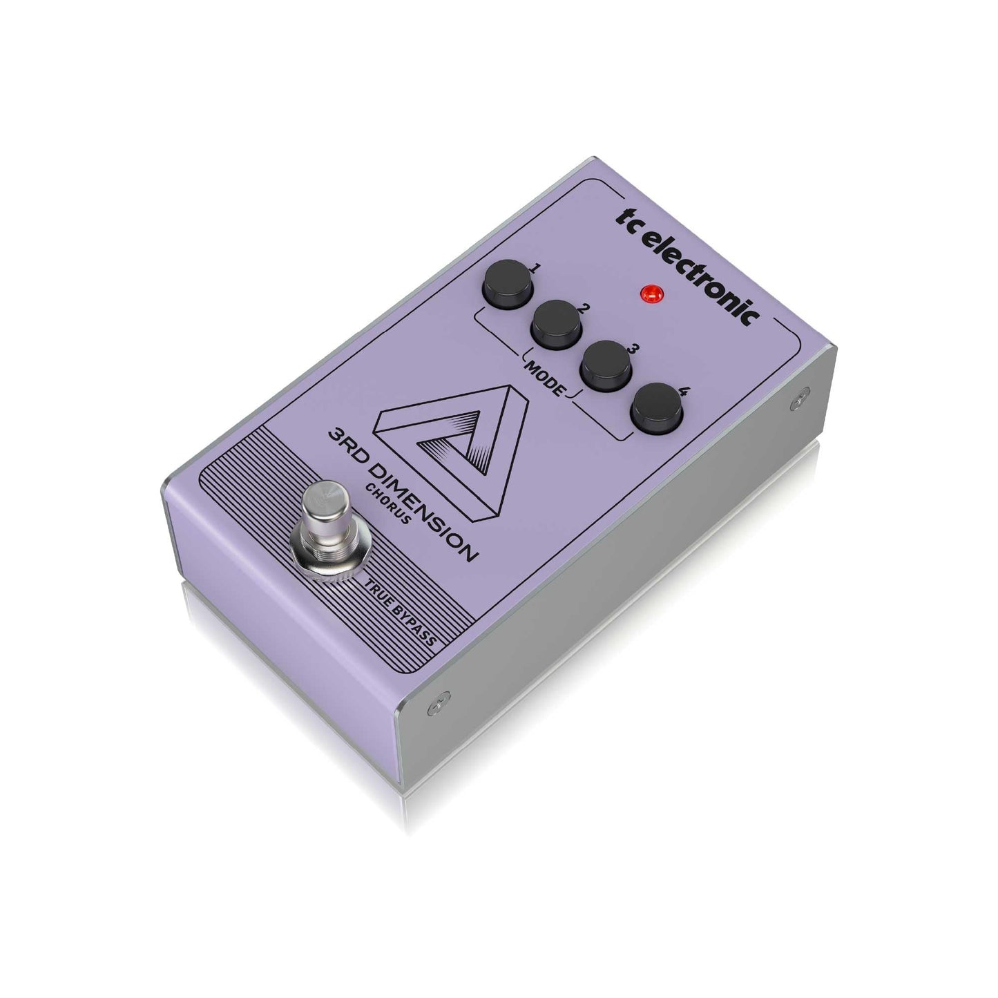 TC Electronic 3RD DIMENSION CHORUS Vintage Analog Chorus Pedal Recreation with 4-Button Effect Selection and BBD Circuitry