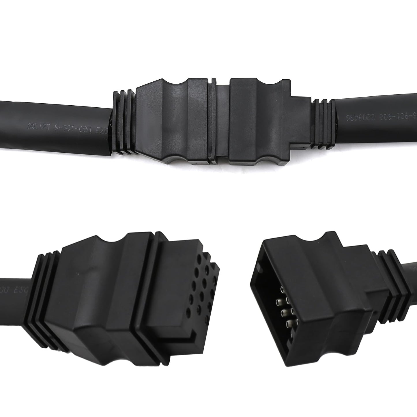 VIKKSAER MSC04753 13 Pin Snow Plow Wiring Harness Repair Kit, Replacement for Boss Snowplow Blade Connector MSC04754, 2 Pack