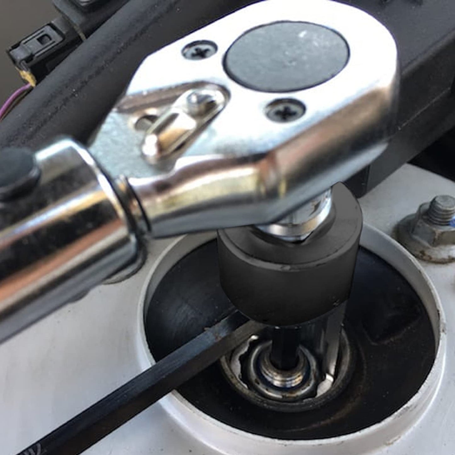 5pcs Strut Nut Socket 18mm 19mm 21mm 22mm 24mm with 12 Point 1/2" Drive, Suspension Strut Nut Socket Tool Easy Remove Strut Nuts