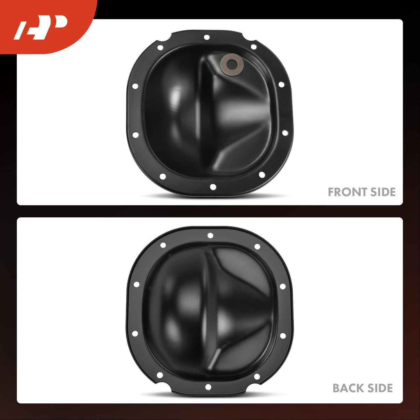 A-Premium Rear Differential Cover with Gasket Compatible with Ford F-150 F-100 Expedition Explorer E-150 Ranger Lincoln Mark LT Mazda B2300/2500/3000/4000 8.8" Ring Gear
