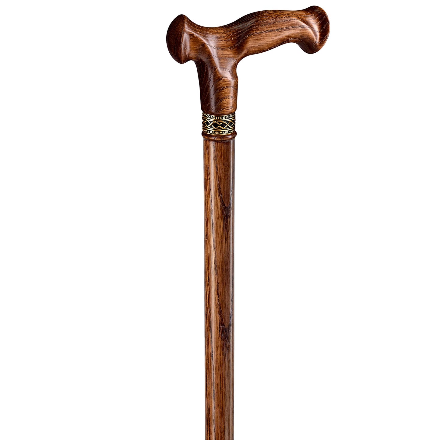 Asterom Walking Cane - Handcrafted, Ergonomic, Wooden - Canes for Men & Women, Cool Walking Sticks for Seniors (Caramel, 36 Inches)