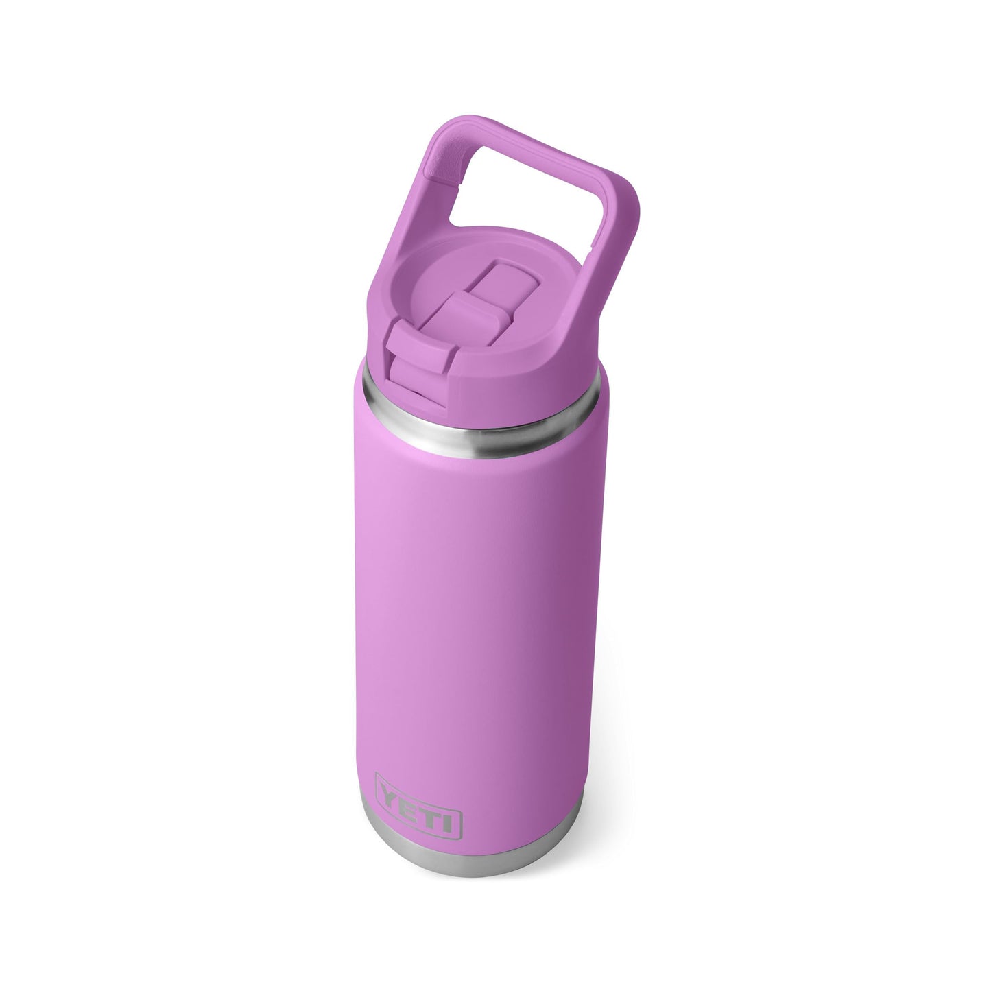 YETI Rambler 26 oz Bottle, Vacuum Insulated, Stainless Steel with Color Matching Straw Cap, Desert Bloom