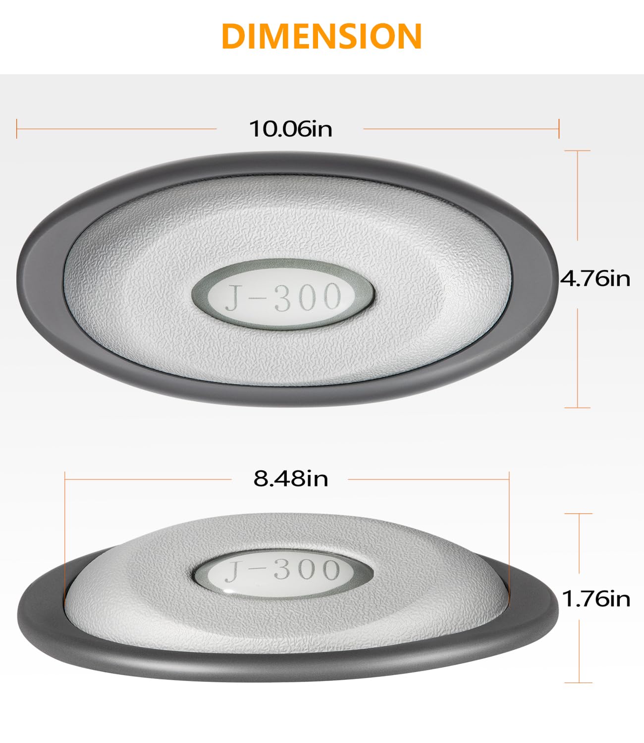 4PCS 2472-824 Oval Pillow Insert (6455-488) + Back Mount (2455-105) Replacement for Jacuzzi J-300 Series 2004+ Pillow Headrest