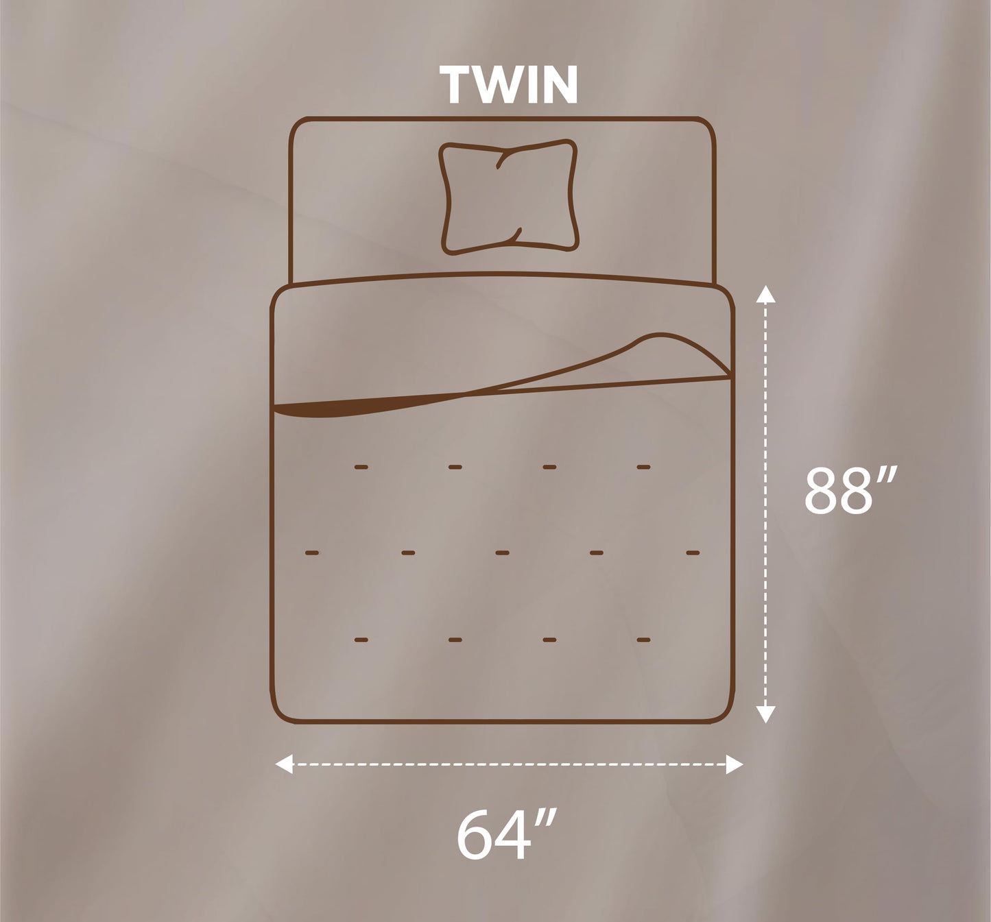Utopia Bedding Comforters Twin Size, All Season Duvet Insert, Down Alternative Twin Comforter with Corner Tabs, Machine Washable Bed Comforter 64 x 88 Inches (White)