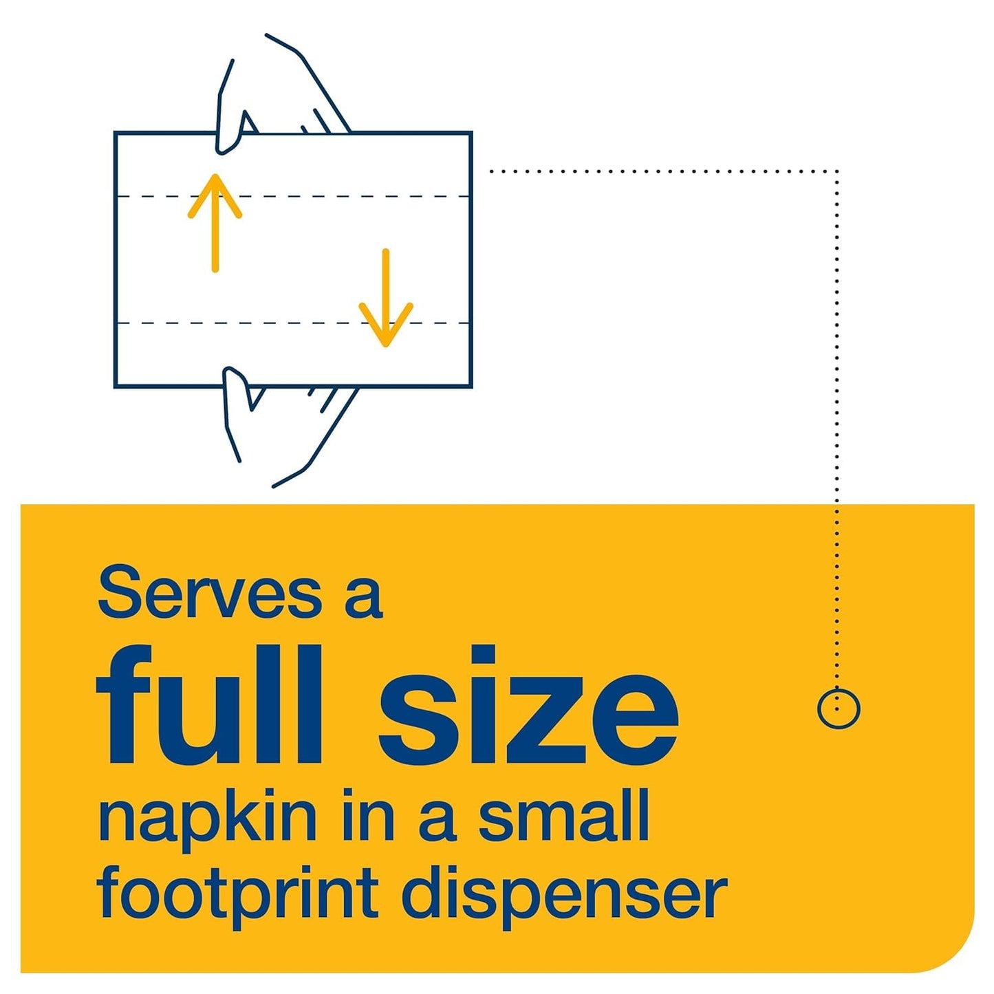 Tork Xpressnap Fit Napkin Dispenser Compact Design, One-at-a-Time Dispensing, Black, N14 System Compatible 2 x 100 White Napkins (800723)
